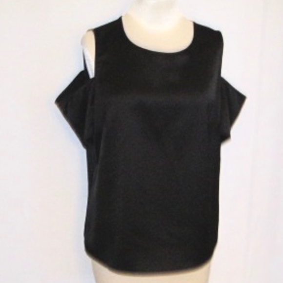 H by Halston Cold Shoulder Top - Picture 2 of 7